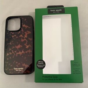 Kate Spade Tortoise Protective Case for iPhone 16 Pro Max